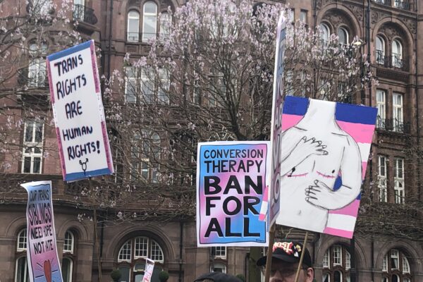Highlights from Supreme Court trans rights protests 18 & 19 April 2025 in Manchester