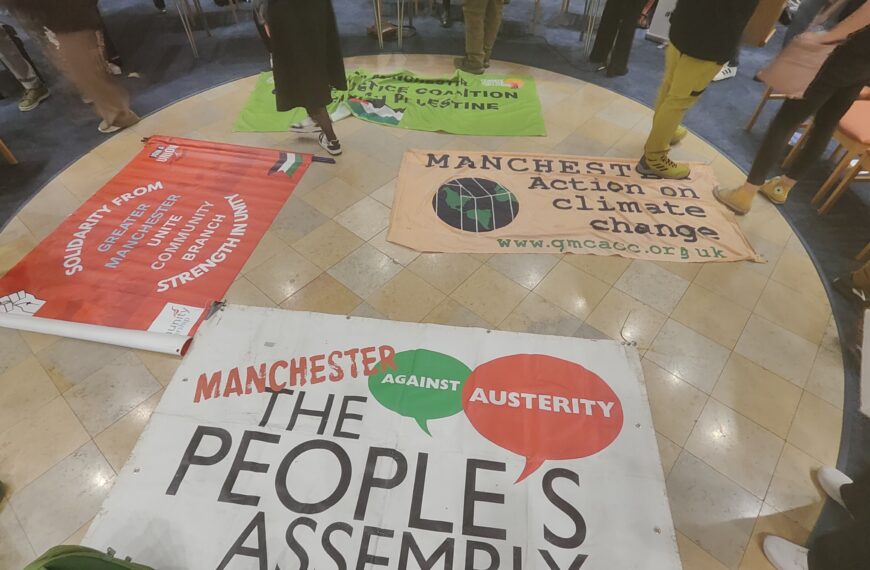 Greater Manchester social movements come together to demand change
